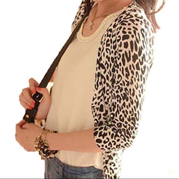 Leopard Pattern Cardigan - Picture 7 of 7